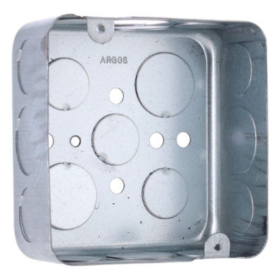 Caja de Registro Metálica Cuadrada 4x4