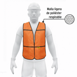 Chaleco de Seguridad Industrial NARANJA