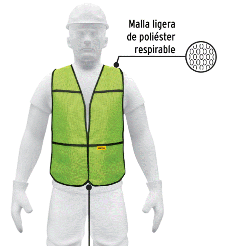 Chaleco de seguridad industrial VERDE