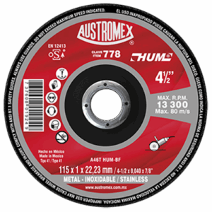DISCO DE CORTE PLANO #778 4½