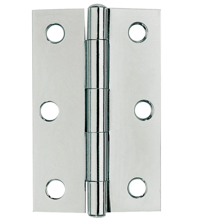 Bisagra Rectangular de Acero - 1" x 7/8"