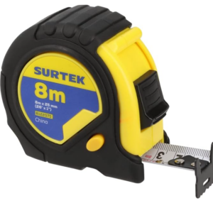 Flexómetro Surtek 8m Grip Antiderrapante