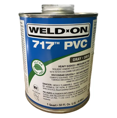 Pegamento Weld On 717 – 1 Litro (Gris)